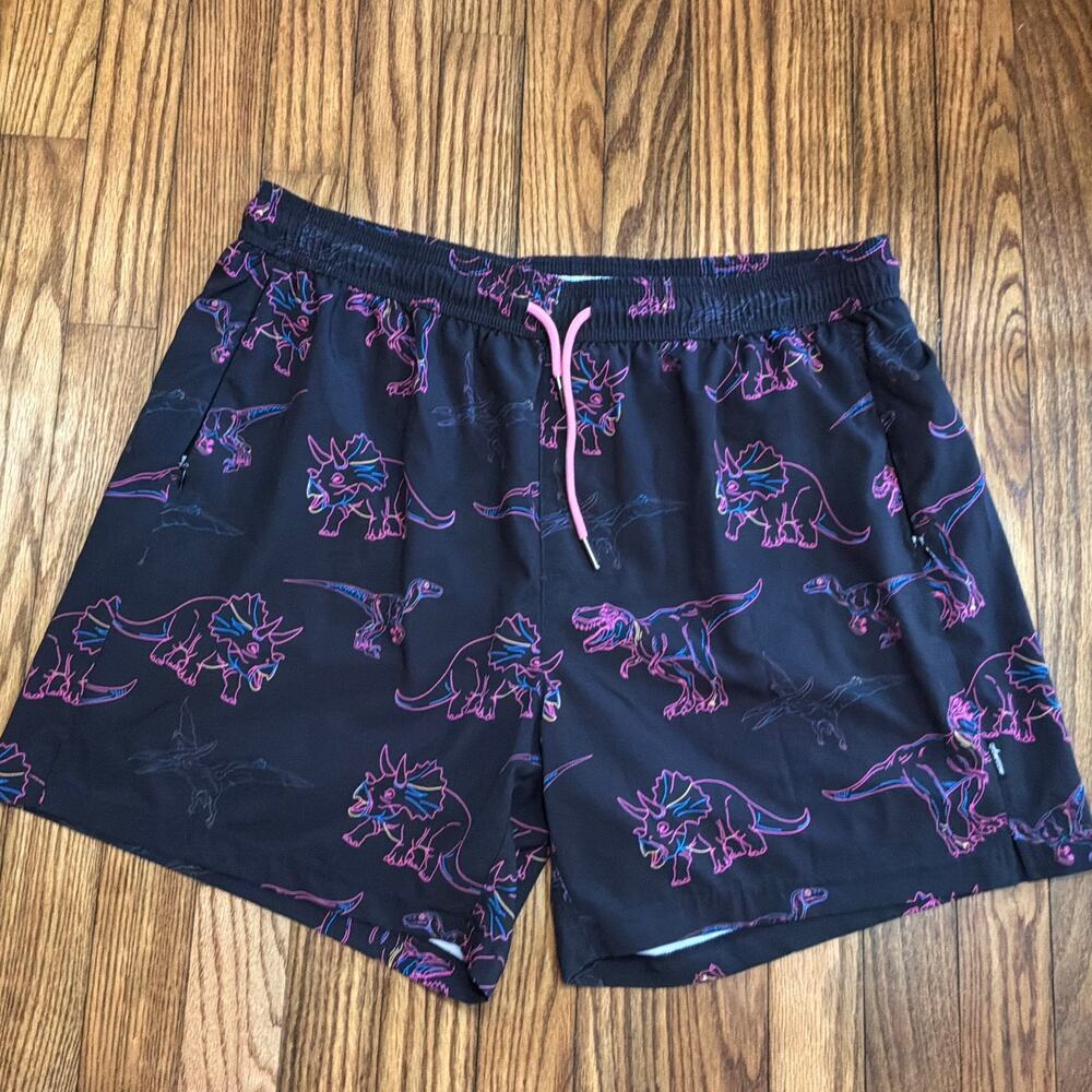 Maamgic Men's Dinosaur Print Swim Trunks Size XXL